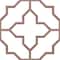 Ekena Millwork 66 56W x 66 56H x 14T Large Laird Decorative Fretwork Wood Ceiling Panels, Walnut CELW67X67X0250LRDWA - alternate 2